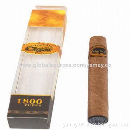 Wholesales disposable electronic cigar, 1,800 puffs, huge vapor, 1,300mAh battery